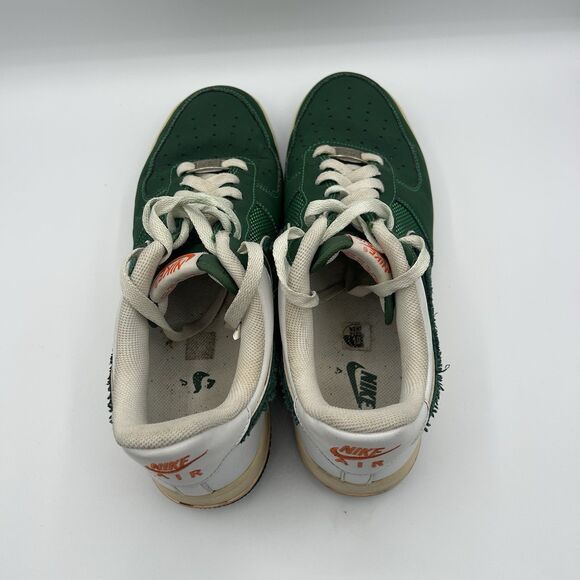 Nike Air Force 1 Low Men’s Size 10 Irish Miami Varsity Green Orange 488298-305 - Picture 6 of 16